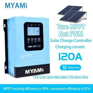 12V-96V MPPT Solar Charge Controller 120A 60A 30A Auto 12V 24V 36V 48V Solar Panel PV Regulator RS485 for Lithium/LiFePO4