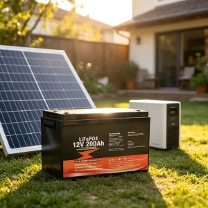 12V LiFePO4 Deep Cycle Lithium Solar Energy Storage Battery with BMS, 50Ah/100Ah/200Ah/300Ah/600Ah