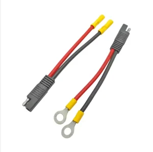 12V SAE 连接器太阳能电源线适配器电池摩托车充电线盒保险丝带 O 型端子定制线束