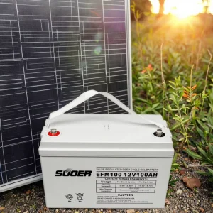 12V Solar Gel Battery 100AH-250AH Deep Cycle Rechargeable Lead Acid Batteries for Home Appliances & Energy Storage