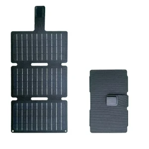 12W 6.5V 22% Efficient 0.25kg Portable Solar Panel USB Ports Folding Design for Cell Phone Power Bank Outdoor Camping Hiking