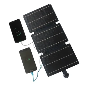 12W ETFE Portable Flexible Solar Panel Charger with USB Type-C Output for Outdoor Camping Hiking Emergency Charging Solar Panel