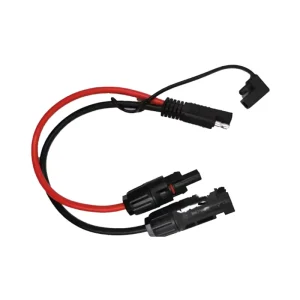 12awg Sae快速连接 面板安装Sae太阳能电池板适配器 电池电缆 光伏太阳能电线