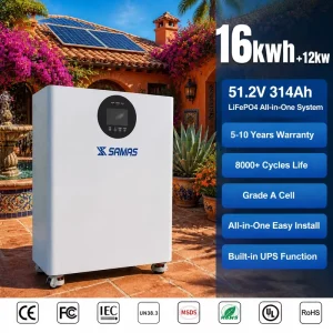12kW 16kWh 51.2V 314Ah All in One Energy Storage System Uzbekistan Central Asia Fast DDP Shipping Blackout Backup CE Certified