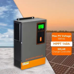 140A 48V MPPT Solar Charge Controller Max PV Voltage 500V Wide Voltage