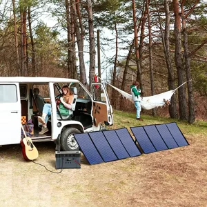 140W Portable Solar Panel Charger for Laptop Cellphone Waterproof IP65 Foldable Solar Panel with DC and USB Output