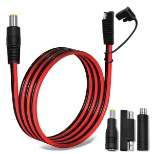 14AWG SAE to DC7909 male and female connector cable SAE solar panel plug power conversion cable SAE cable