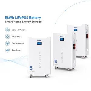 15 Units Parallel Connection WIFI Smart Monitor Off grid System Smart Storage Solar Backup 5kWh LiFePO4 Battery