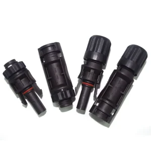 太阳能连接器 1500V 55A 光伏太阳能连接器 IP68 防水 公母插头套件 太阳能电池板连接器
