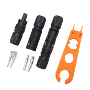 太阳能连接器1500V DC连接器太阳能电池板电缆连接器，用于光伏太阳能系统