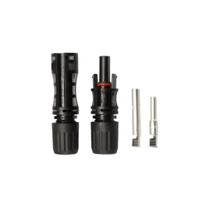 快速锁定式 1500V IP67 防水射频太阳能电缆连接器 公母插头