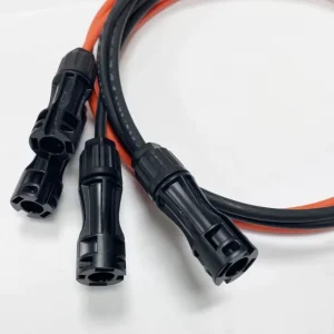 太阳能连接器 1500V IP68 50A 光伏连接器 公头母头 10mm2