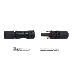1500V Solar Connector Black Photovoltaic Connector IP67 Photovoltaic Connector Adapter