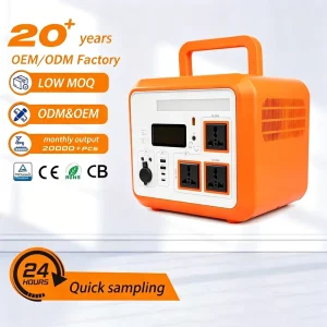 1500W 1286WH Portable Solar Power Station Outdoor Camping Home Emergency Off Grid Backup Power Generator