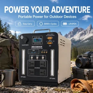 150Ah LiFePO4 Portable Solar Generator RV Camping Emergency Power Reserve