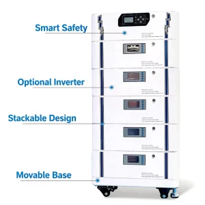 15KWH 16KWH Solar Photovoltaic High-Voltage Stackable Hybrid Grid Stationary LiFePO4 Battery 6000 Cycles 10-20KW Household