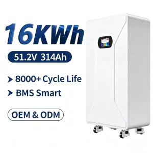 15KWh 51.2V 314Ah Split CAN Communication Solar Home Energy Storage LiFePO4 Lithium Ion Battery Xdbattery