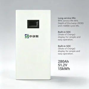 15kWh 16kWh LiFePO4 Lithium Battery Powerwall 51.2V 280Ah 314Ah 6000-Cycle PV Energy Storage Battery