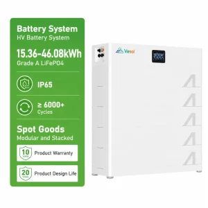 15kWh 20Wh 30kWh 40kWh High Voltage Stackable LiFePO4 Battery Pack 100Ah Lithium Ion LFP HV Solar Home Energy Storage System ESS