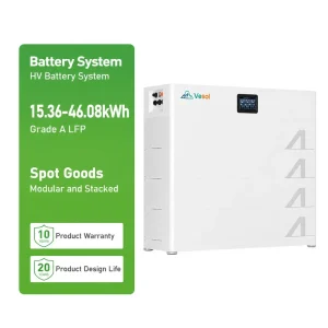 15kWh 20kWh 30kWh 40kWh High Voltage IP65 Stackable LiFePO4 Battery 100Ah 5000w10kw 15kw 20kw HV ESS Solar Backup Power System