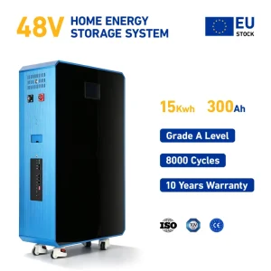 15kWh Home Energy Storage Battery 51.2V 300Ah LiFePO4 Lithium Iron Phosphate Battery for Solar PV Photovoltaic Energy Storage