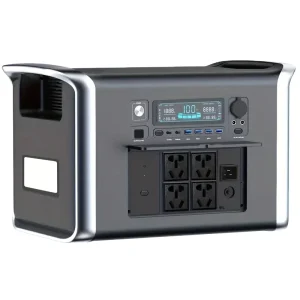 1600W Portable Power Station 1024Wh LiFePO4 1H Fast Charge 100W USB C PD Pure Sine Wave Solar Generator for Camping