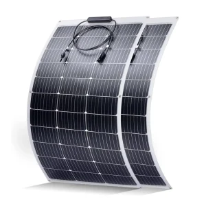 160W PERC Bendable Waterproof Fabric Semi Thin Film Flexible Solar Panel for RV/Yachts and Solar Home System Power Charging