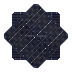 166mm 9bb High Efficiency Monocrystalline Solar Cell Low Attenuation Mono Solar Cell for PV Module Manufacturing Solar Panels