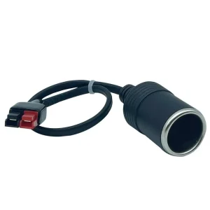16AWG Connector to Cigarrett Extension Cable Adapter for Portable Power Station Solar Panel