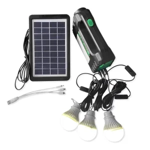 16W Mini Home Solar Lighting System Kit for Lighting and Mobile Charging, Indoor Emergency Light