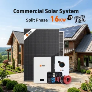 16kW 30kWh Home ESS System Split Phase Hybrid Inverter For Daily Power Consumption And Backup