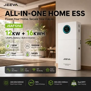 16kWh 12kW Floor Standing Energy Storage System with Dual MPPT Solar Input Factory