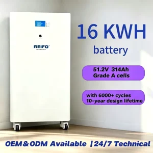 16kWh 51.2V 314Ah Grade A+ Cells Energy Storage System LiFePO4 Battery Pack (280Ah 314Ah 14kWh 16kWh)Solar Panels Generator Pack