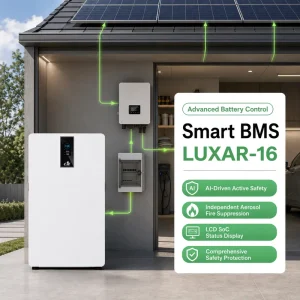 16kWh LiFePO4 Split Battery 51.2V 314Ah Solar ESS Slim 8000 Cycles IP65 Storage System CAN for Inverters