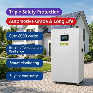 16kWh LiFePO4 Split Home Battery Solar Storage System with Aerosol Fire Extinguisher Waterproof BMS