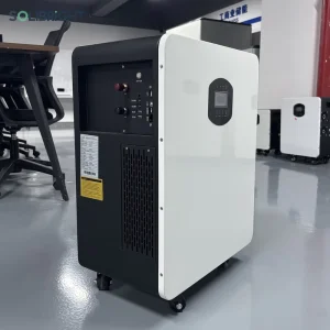 16kwh 10kwh 5kwh Portable Power Station for Home Energy Storage Lithium Battery Inbuilt 5kw Solar Hybrid Inverter All in One ESS