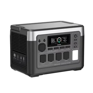 1800W 220V 230V LiFePO4 Battery Power Station Generador Solar 1024Wh Outdoor Camping Portable Power Station