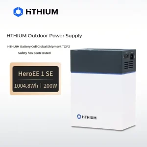 1KWH 200W Portable Power Station Hero EE1 with LiFePO4 Battery Solar Panel Source Generator Solar for Camping Home