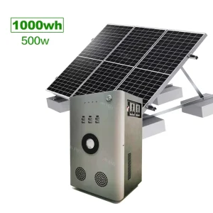 1KWh 500W Portable Lithium Solar Generator Power Station