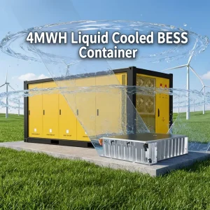 1MW 2.08MWH Immersion Liquid Cooling on Grid Energy Storage Cabinet for Commercial and Industrial Use 20ft Container