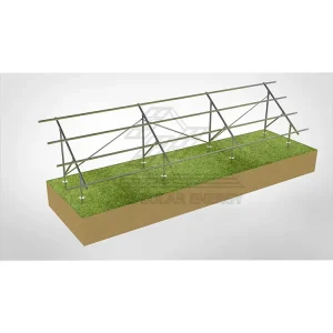 1MW 2MW Solar Panel Ground Mount Rack System Structure
