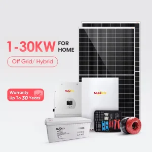 1kw 30kw Complete Home Solar Panel Off grid Energy System Lithium Life04 Battery MPPT Solar Power Storage System