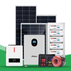1kw 3kw 5kw 10kw 15kw 20kw 30kw 50kw Off-Grid Hybrid Solar Power System Home Solar Panel Kit 3000w 5000w Battery