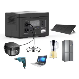 1kw Lifepo4 Ups Tragbare Powerstation Fast Charge 1000w Portable Power Station 1200w All In One Solar Generator