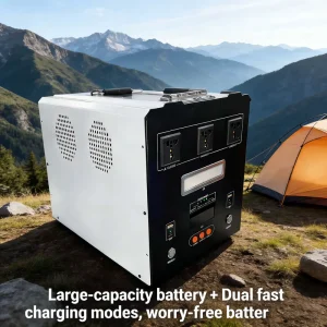 2-2.5kWh Portable Solar Generator Multi-Source Charging for Outdoor Adventures Blackouts & Live Broadcasting
