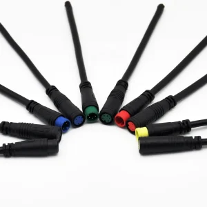 2 3 4 5 6 8 9Pin Julet Connector Ebike Controller With Brake Cable Julet Kabel 1 To 4 M8 5Pin Cable Ebike Motor Sensor Cable