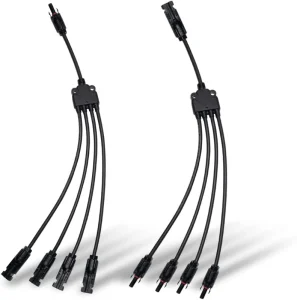 2 in 1 Solar Y Connector for PV Panels Power Connection Parallel Solar Panel Connectors