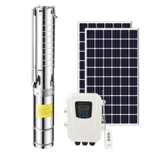 2.5inch 1600W Stainless Steel Water Submersible Deep Well Pump Solar Irrigation System for Fountains Fourtain Pump