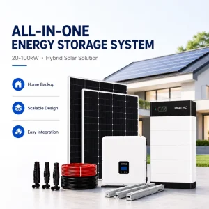 20-100kW Off Grid Solar Storage System with Battery Backup and Hybrid Inverter for Reliable Power Supply