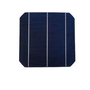 20% Efficiency Grade A 4.69W 156mmx156mm Monocrystalline Silicon Solar Cell Three Wire Continuous